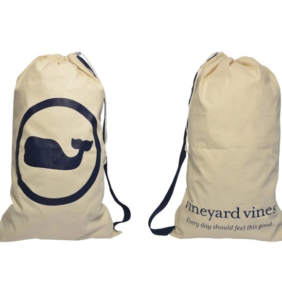 Vineyard Vines Canvas Laundry Bag Drawstring